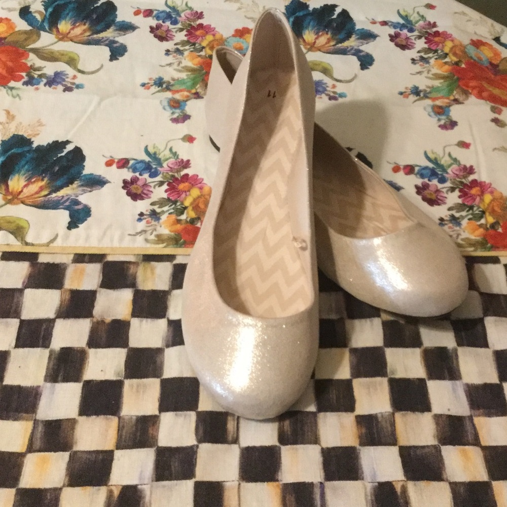Shimmery Ballet flat